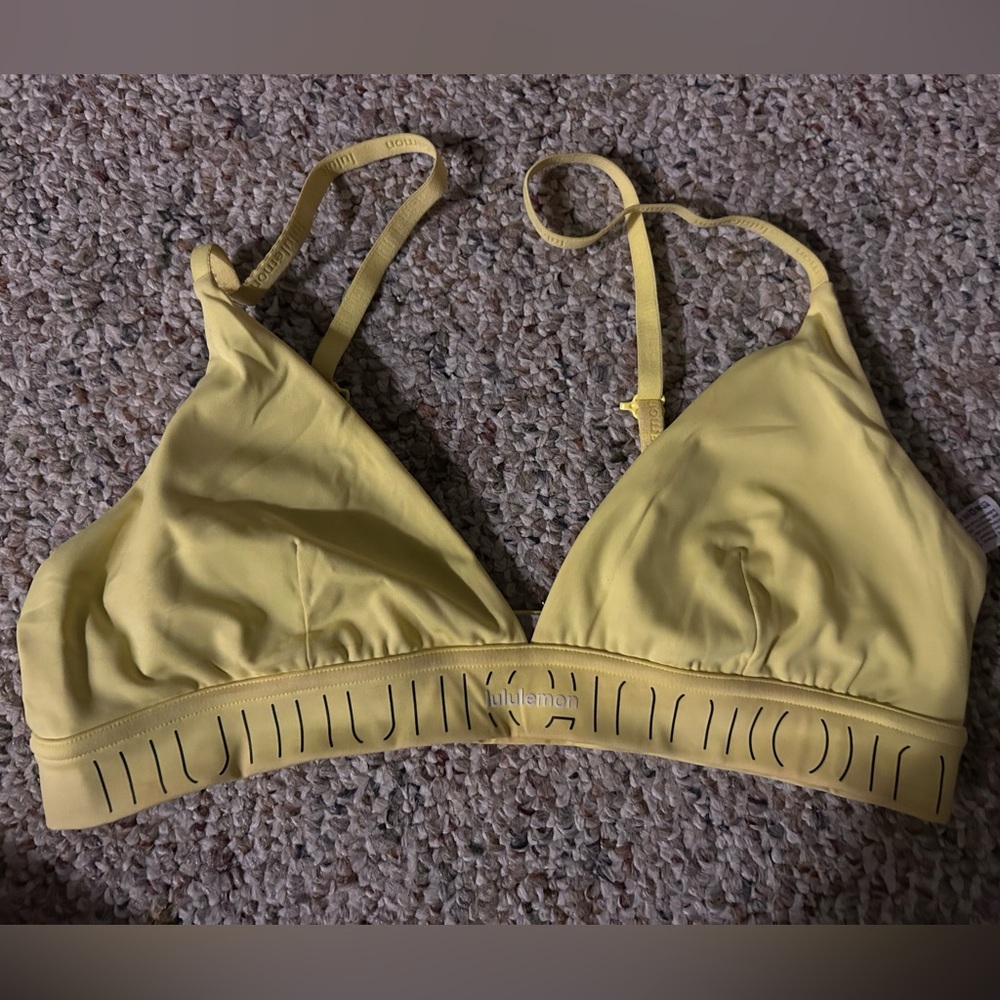 lululemon athletica Sunny Yellow Bralette